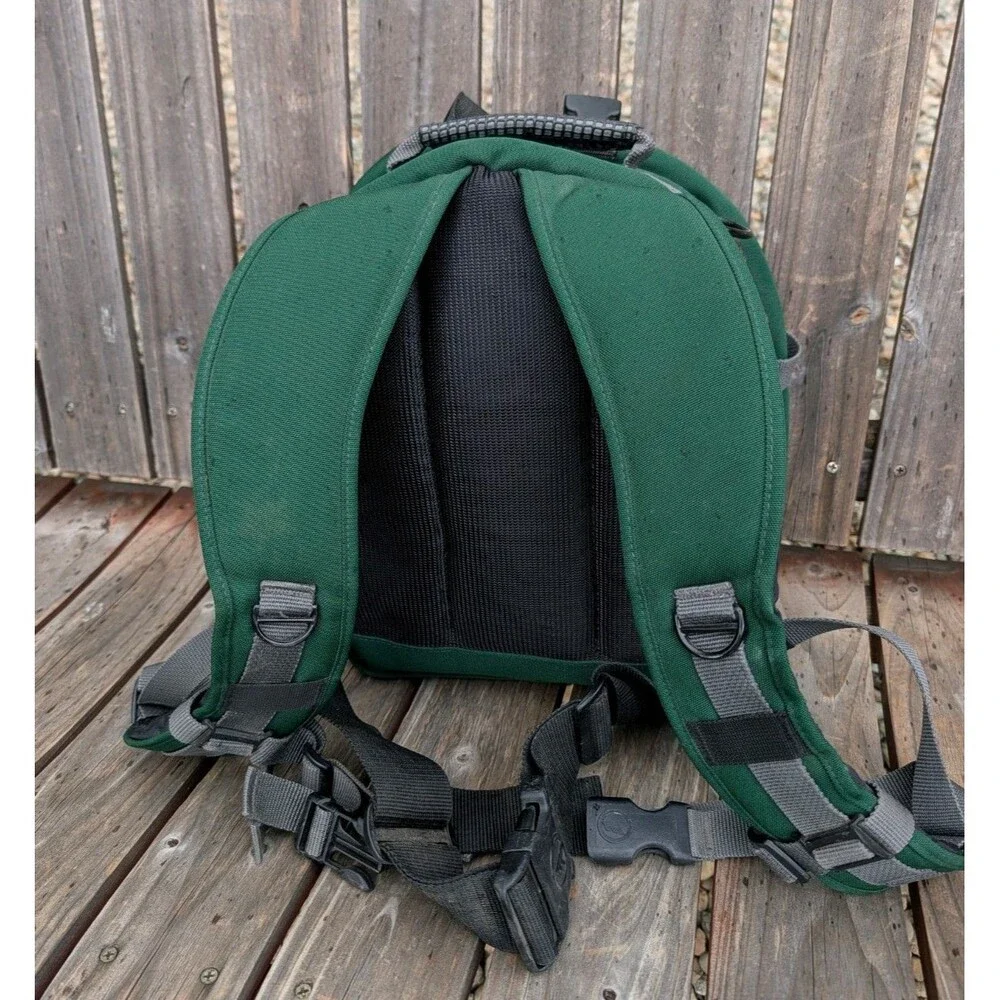Tamrac Expedition 4 Camera Backpack DSLR Bag Green Padded Adjustable Dividers